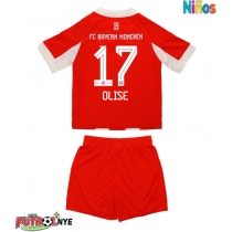 Camiseta Bayern Munich Michael Olise #17 Primera Equipación para niños 2025-26 manga corta (+ pantalones cortos)